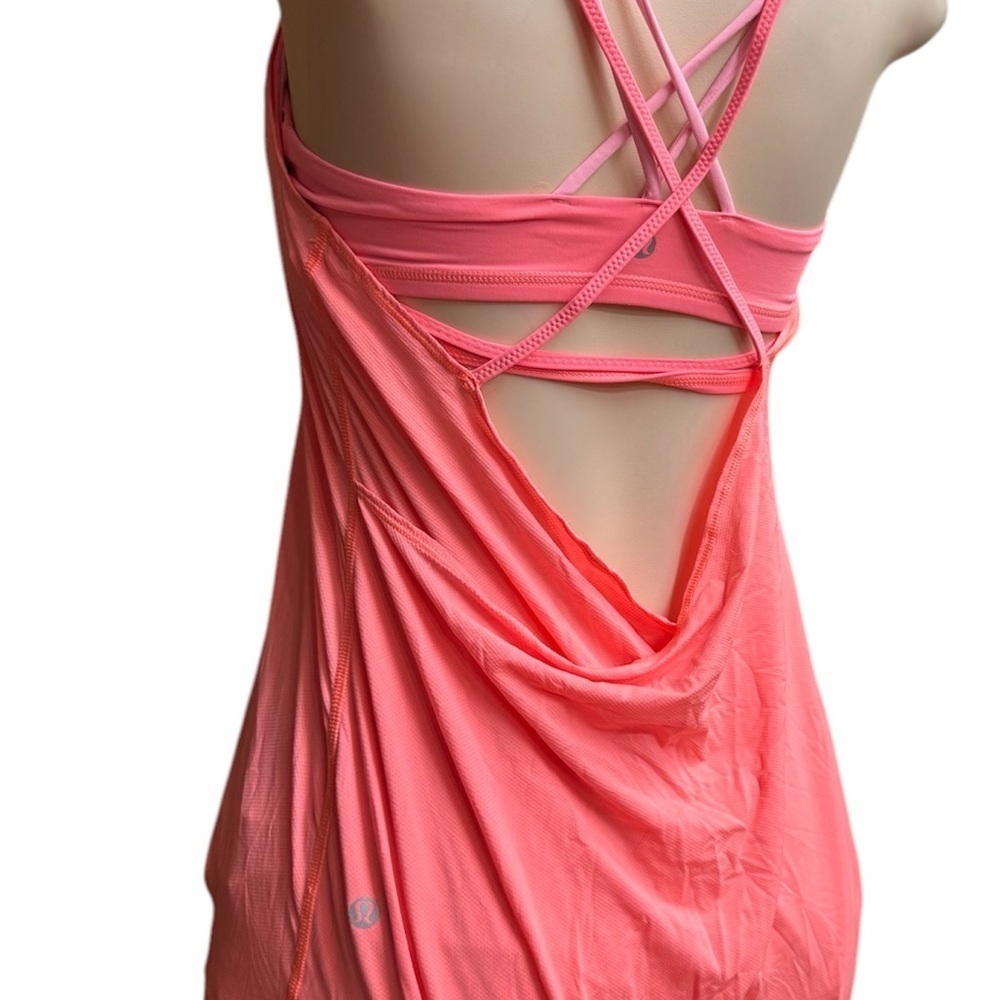 Lululemon Athletica . Ruched Pink Tank Top - Picture 5 of 9